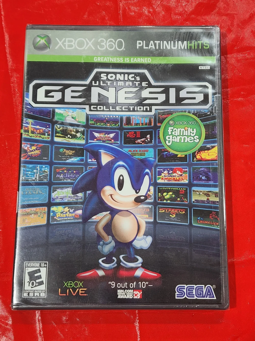 Sega Sonic's Ultimate Genesis Collection - Xbox 360 Platinum Hits Brand New